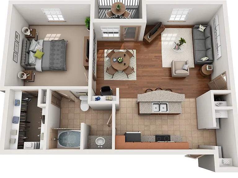 Montage at Cinco Ranch - The Benjamin - 1 Beds - 1 Baths - 785 Sq. ft.