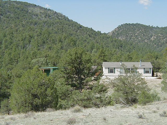Set toward the back center of land