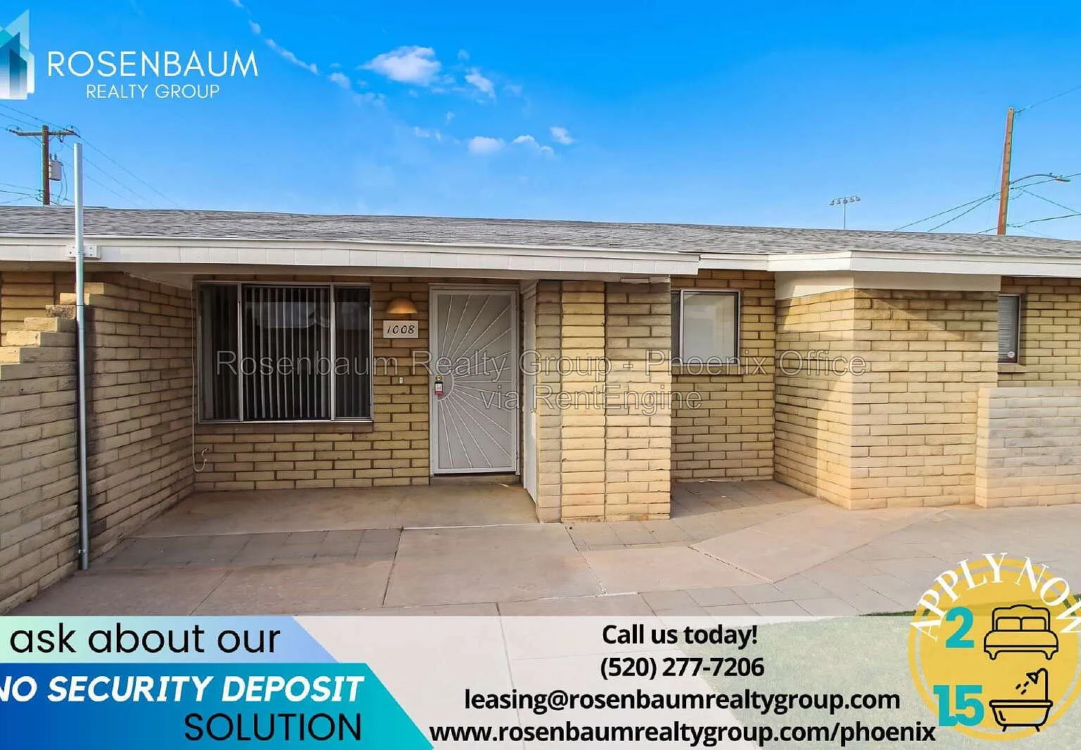2 bed, 1.5 bath, 1026 sqft, $1,195 — Photo 1