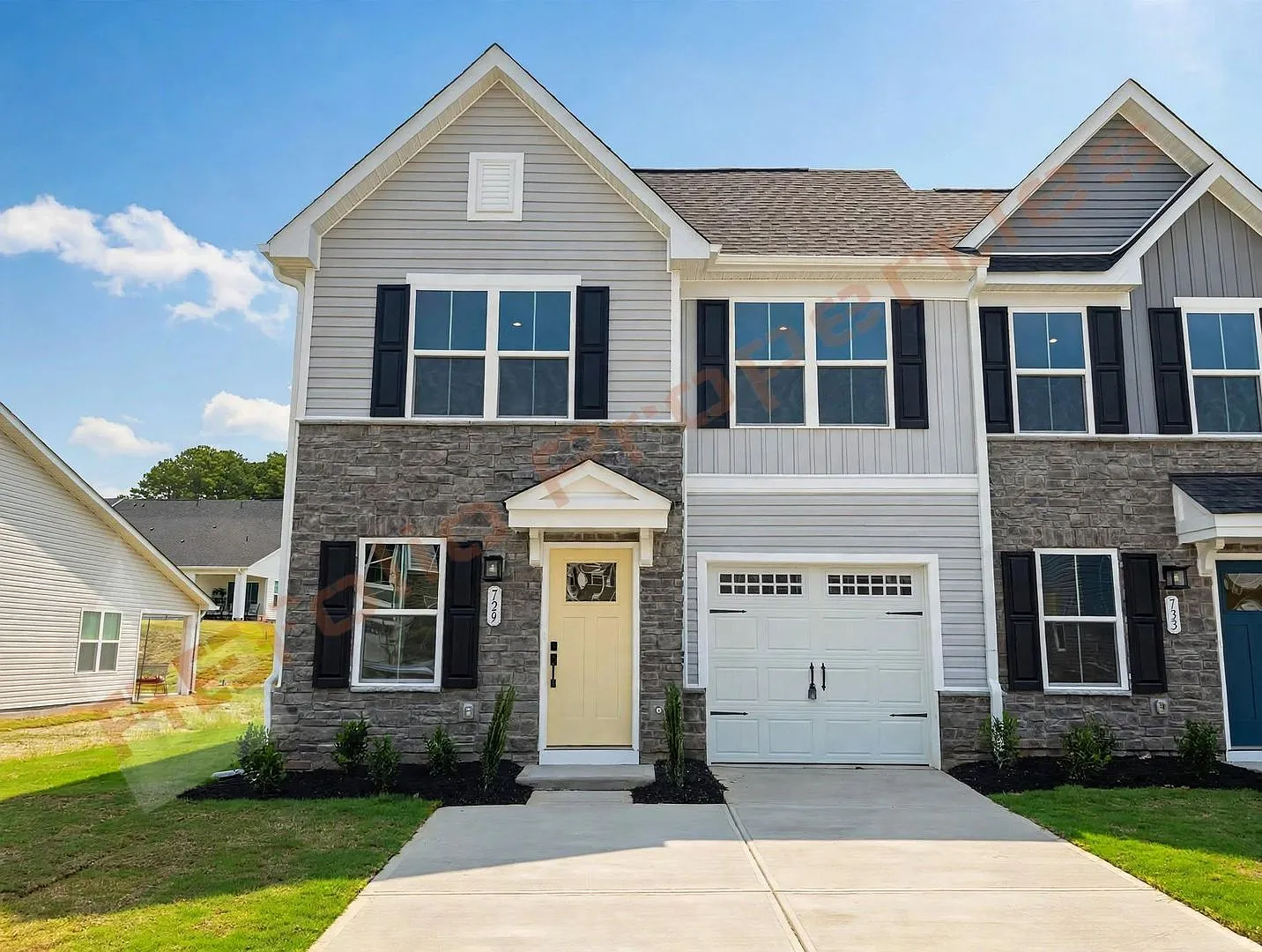 Brand New 3-Bedroom, 2.5-Bath End-Unit Townhome with First-Floor Primary Suite, 1-Car Garage & 2 ... — Photo 1