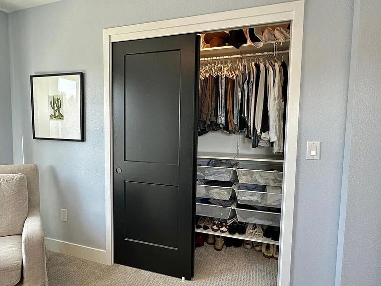 Bedroom 1 - new closet system with drawers