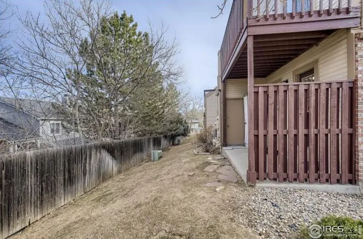 Rear patio