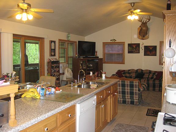 Kitchen living open concept