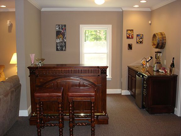 Finished basement level