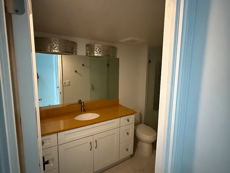 Entrance to MASTER BATHROOM with a dimmable designer nightlight