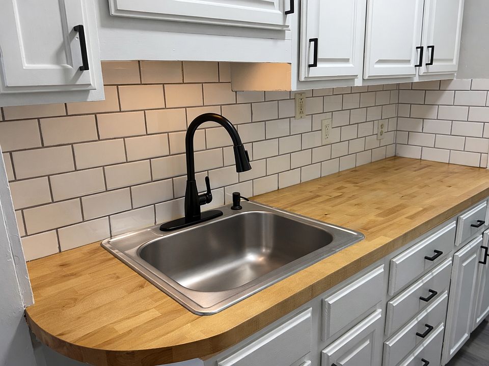Refreshed kitchen with new fixtures