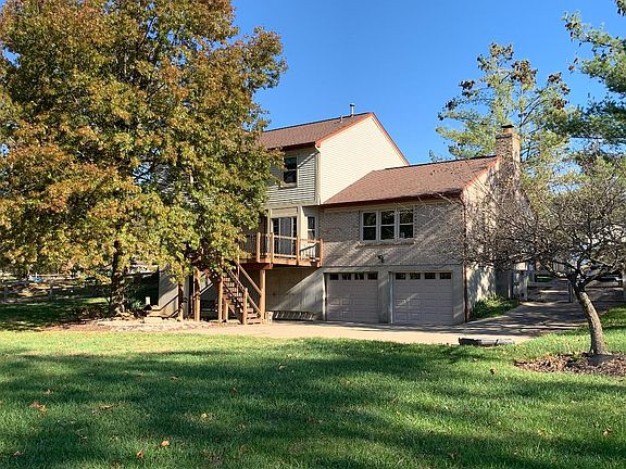 Back view of house