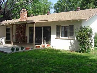 Patio and rear entrance