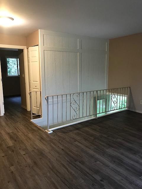 Living Room Area with New Hardwood Floors