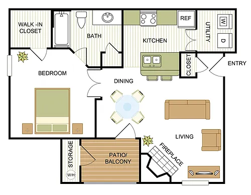Floor plan A1 - Upgrade