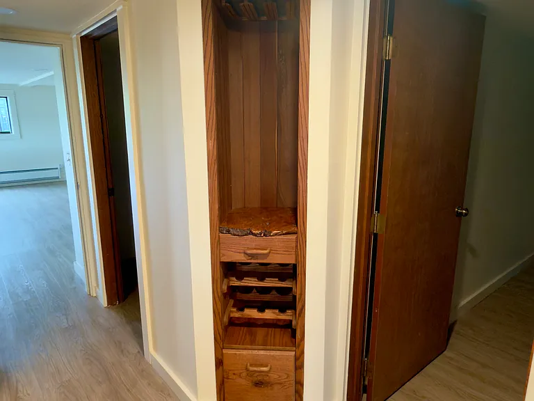 Hall to bedroom and living area