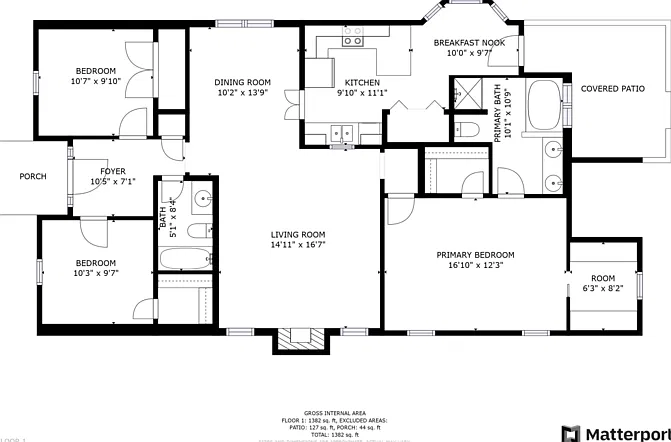 3 bed, 2.0 bath, 1528 sqft, $1,395 — Photo 2