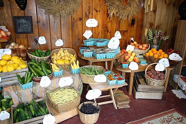 Farmstand vegetables