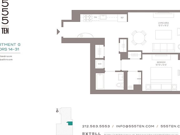 2nd image of 555 10th Ave APT 20G