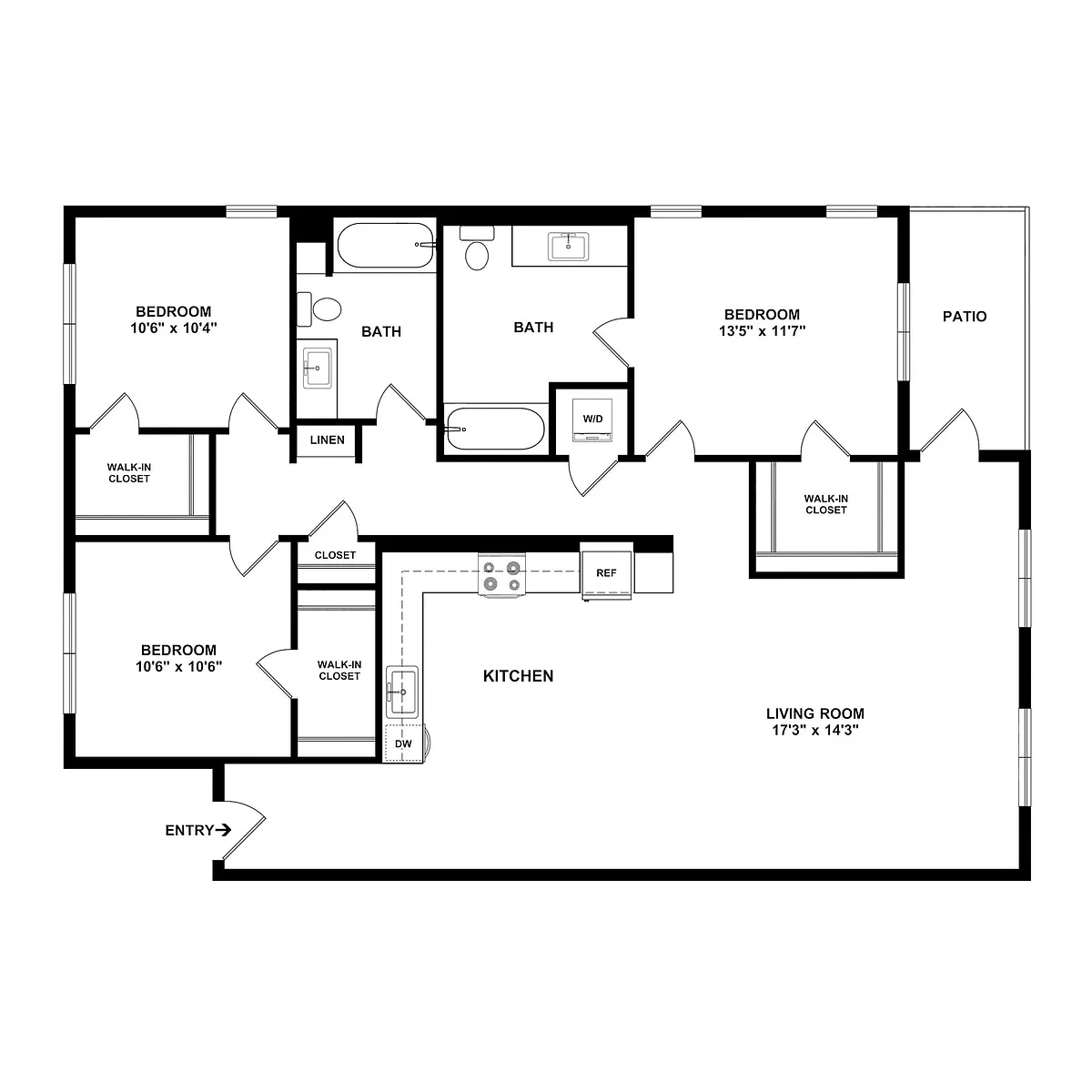 Floor plan 3A