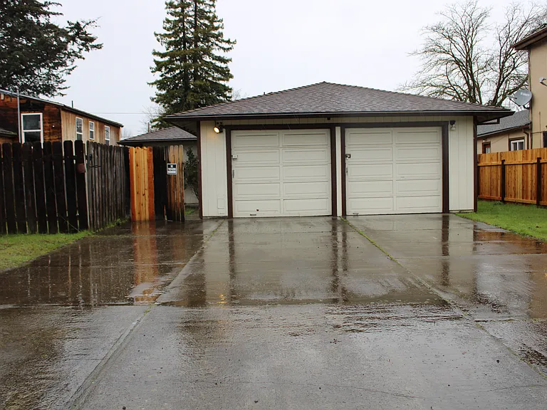 One car enclosed garage included. Large space, long driveway for multiple cars.