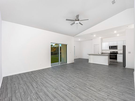 Spacious open concept