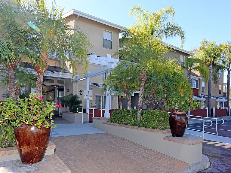 View of entrance to the property toward atrium