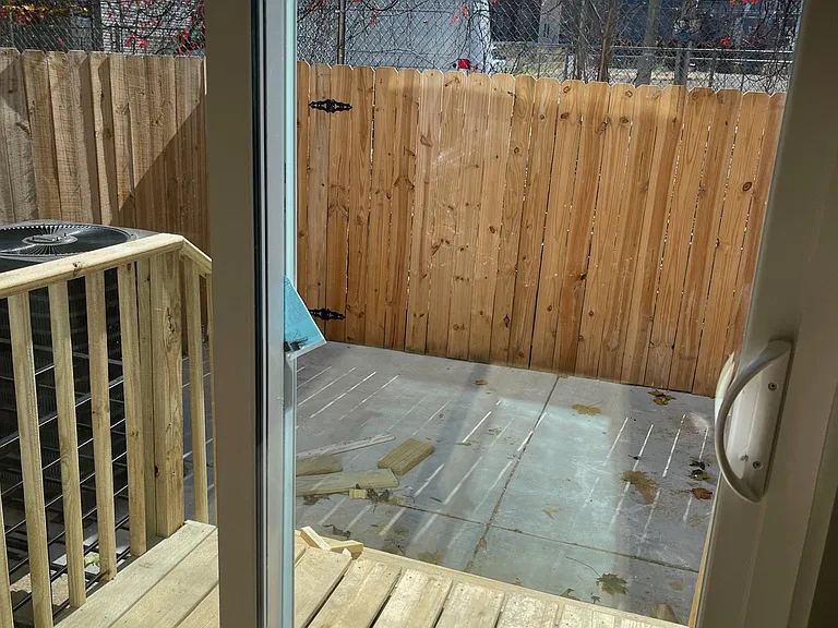 back yard