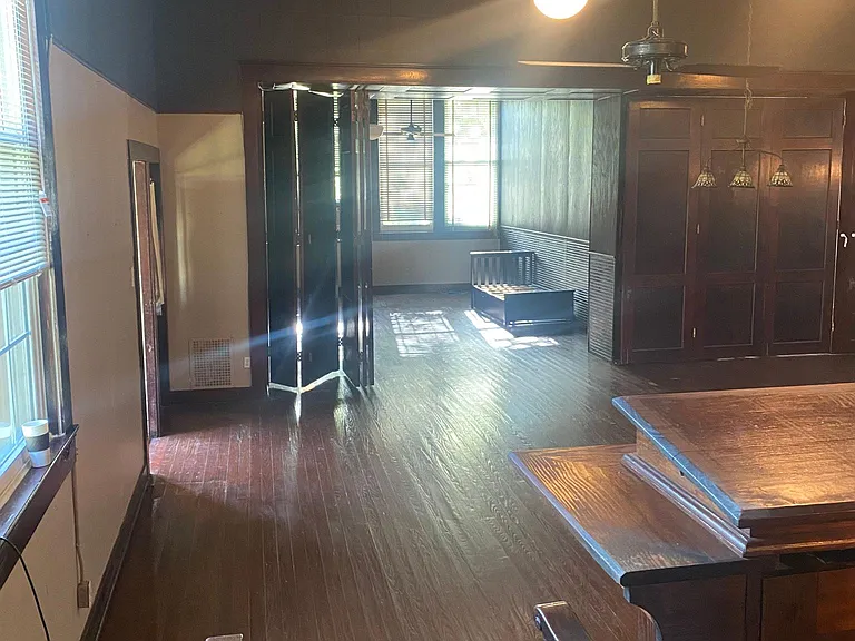 Leaving kitchen.