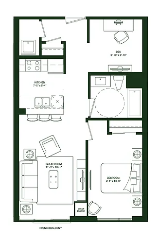 Floor plan 711