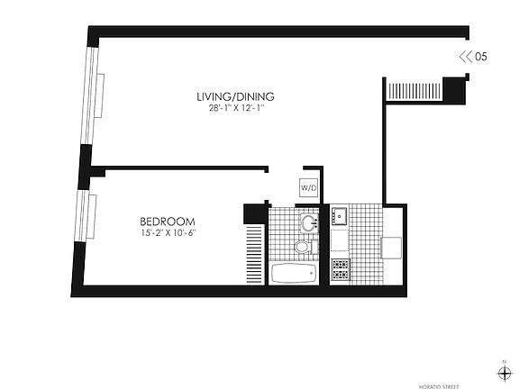 2nd image of 110 Horatio St APT 405