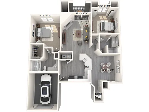 Floor plan B3-White