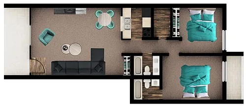 Floor plan B2 / Sequoia