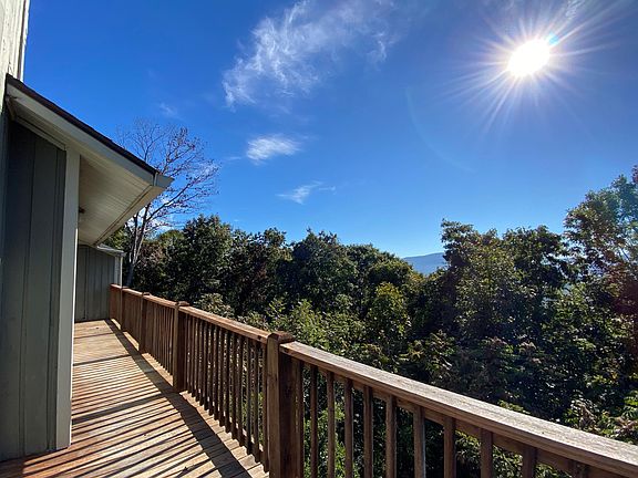 View from the master side of the deck