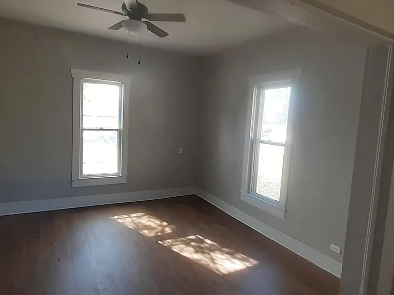 View of living room taken from the dining room