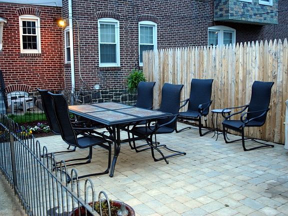 Patio installed in 2011.
