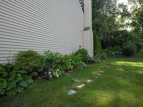 North side of house