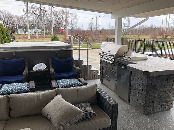 Back Patio Facing Pool