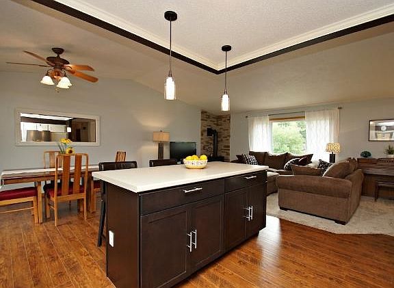 This home features the open living concept so popular for today's lifestyle.