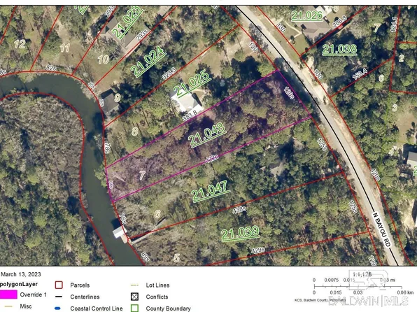 LOT 7 N Bayou Rd Lot 7, Lillian, AL 36549