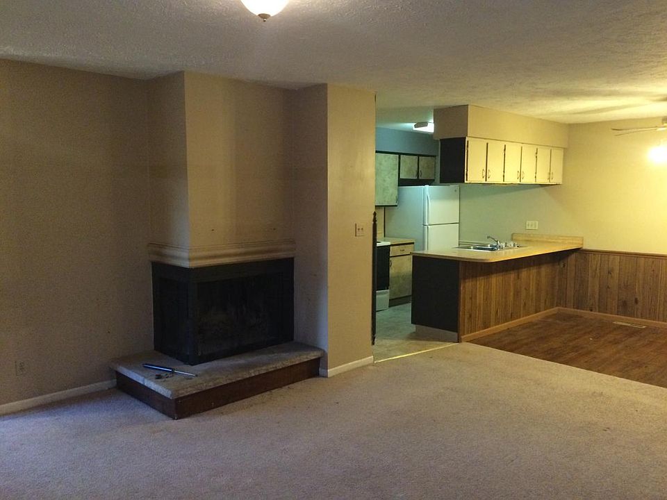 Kitchen, fireplace