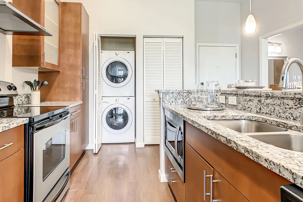 Enjoy the convenience of having your very own washer & dryer appliances - included in every home.