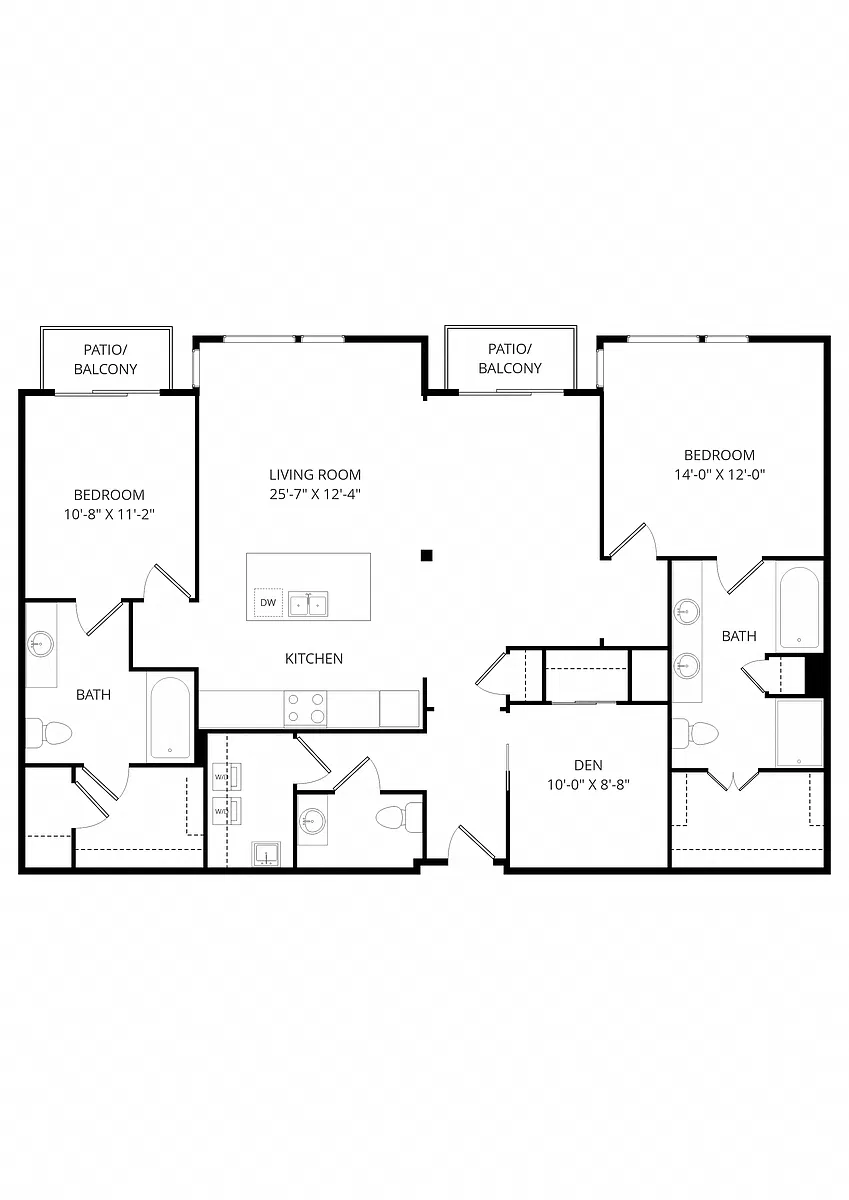 Floor plan C17 2x2.5den