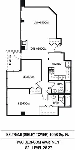 Floor plan Beltrami