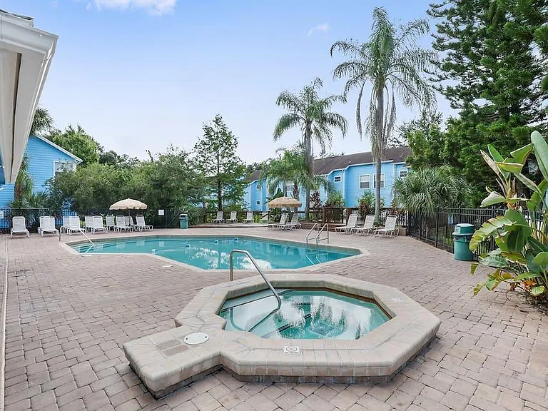 heated swimming pool