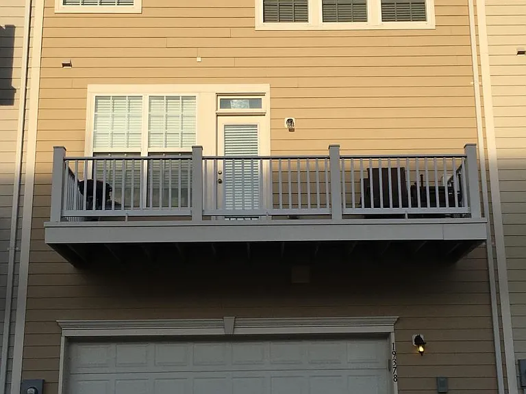 rear of the house