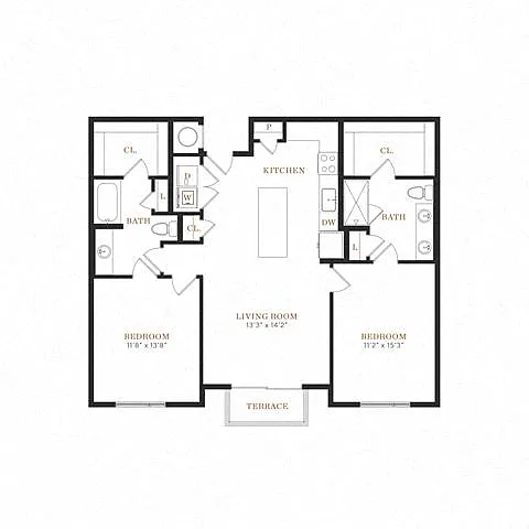 Floor plan 2B