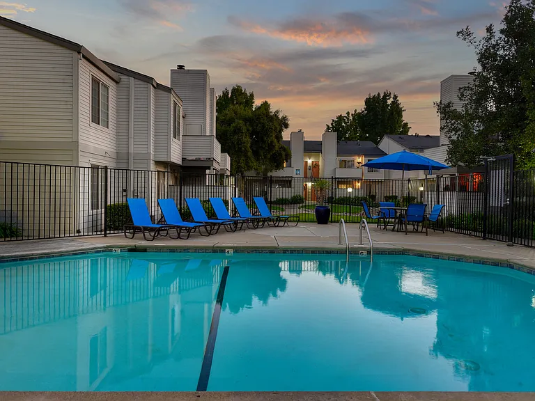 Swimming Pool at Dusk