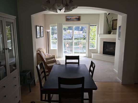 View from Dining to balcony