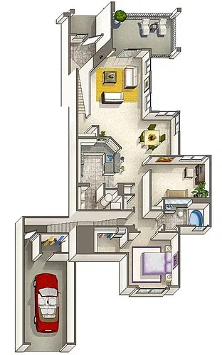 Floor plan Dillon Renovated