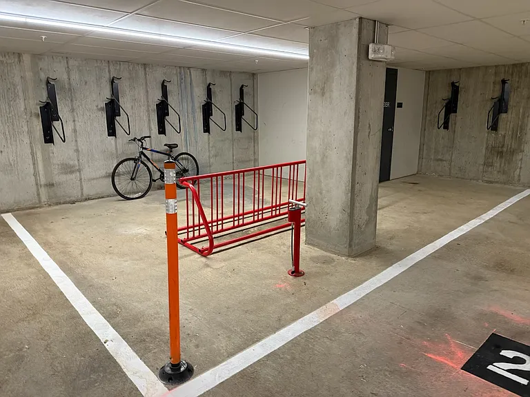 Garage with Bike Storage