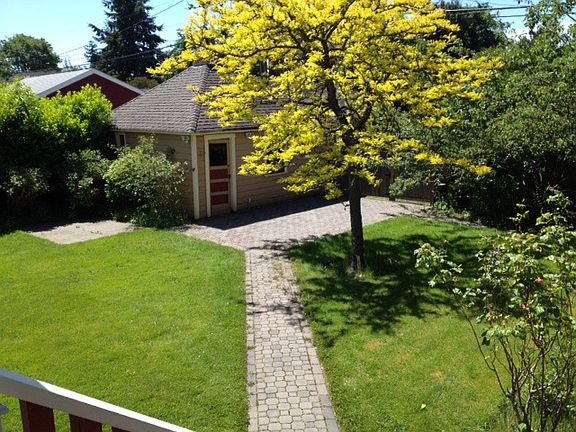 Backyard and Garage