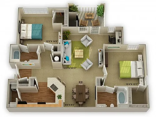 Floor plan The Brookstone