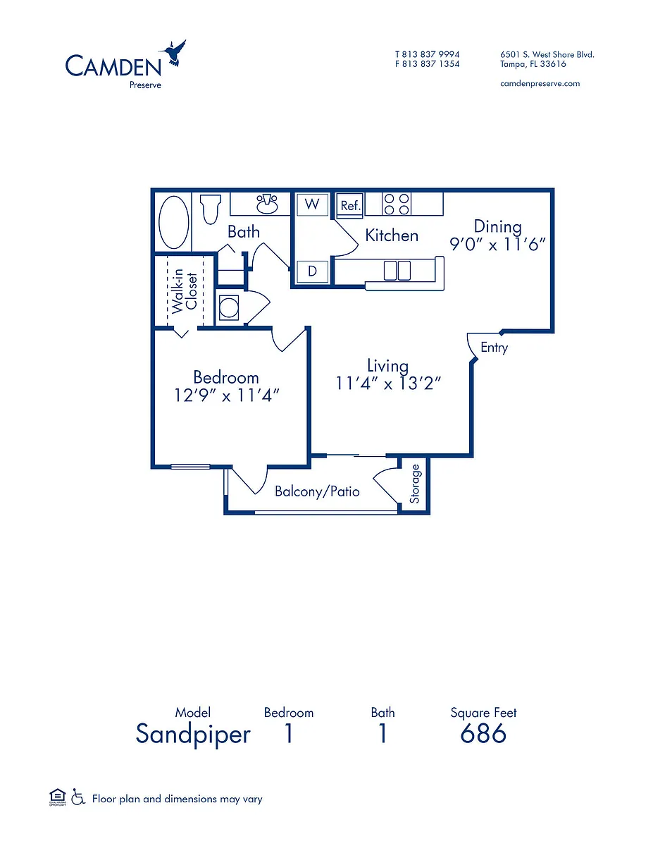 Floor plan Sandpiper