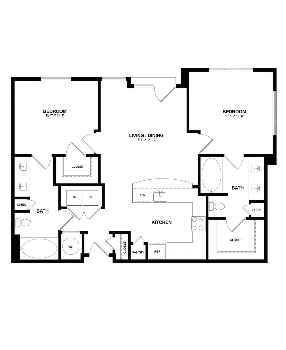 Floor plan B3R
